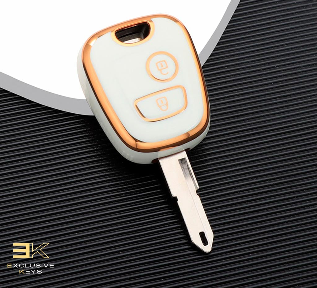 Funda para Peugeot 106, 107, 206, 207, 306, 307, 406, 407 (2 botones)