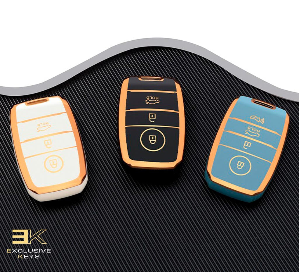 Funda para KIA Sportage, Cerato, Optima, K2, K3, K4, K5, RIO, Picanto, Soul, Sorento, Sedona (4 Botones)