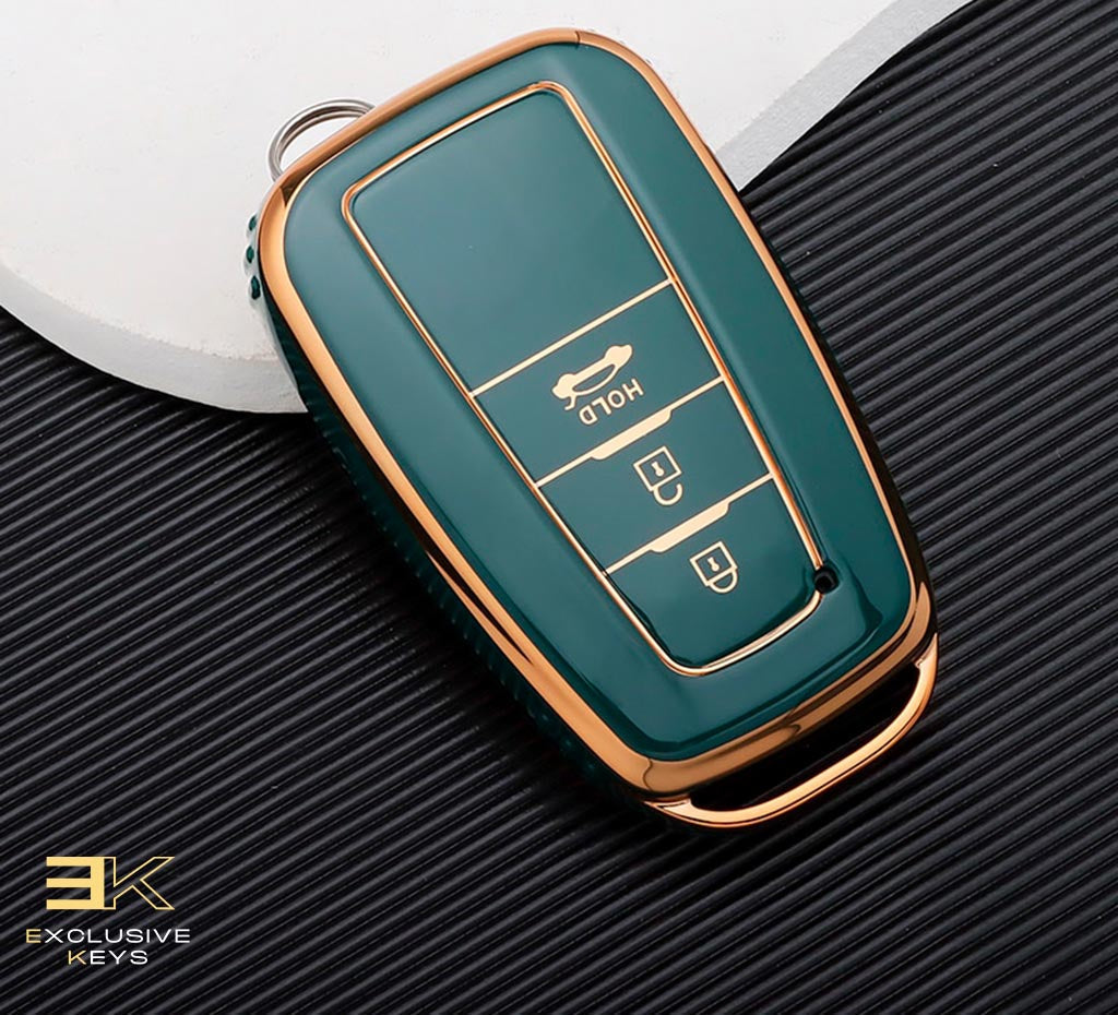 Funda para Toyota Corolla, Prius, Camry, CHR, C-HR, RAV4, Altis, Land Cruiser y Prado (3 Botones)