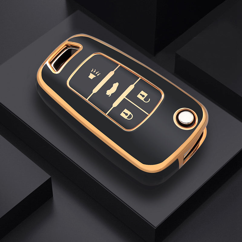 Funda para Chevrolet Cruze, Aveo, Trax, Sail, Malibu y Captiva (4 botones)
